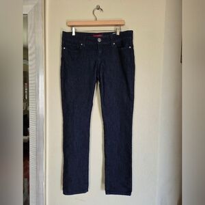 Guess Dark Wash Sarah Medium Rise Skinny Fit Jeans